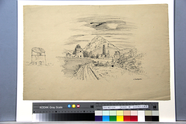 山の見える風景 画像