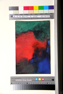 色の実験（緑、赤、青） 画像