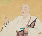 日蓮上人（『歴史と人物』昭和57年2月号表紙絵原画） 画像