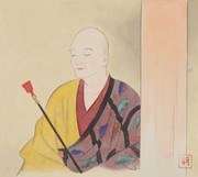 鑑真（『歴史と人物』昭和57年10月号表紙絵原画） 画像