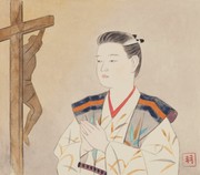 天草四郎（『歴史と人物』昭和57年12月号表紙絵原画） 画像