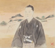 徳川慶喜（『歴史と人物』昭和58年12月号表紙絵原画） 画像