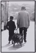 Blue Yokohama: Father and Son Carrying Firewood