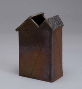 備前叩き屋形花入 画像