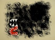 版画集『ACCIDENT（偶然）』（詩：ジャン=クラランス・ランベール）　挿画（10–11ページ）