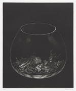 ガラスの中の枯葉