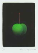 緑のさくらんぼ