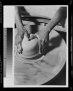 陶工（轆轤）、京都 画像