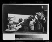 文楽 松王と千代、「菅原伝授手習鑑」より 画像